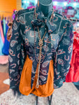 Western Charm Bow Blouse