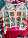 Granny Square Crochet Cardigan