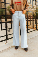 Raylee Raw Hem Trouser Jeans
