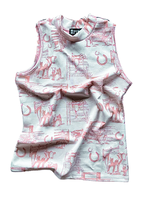 Blush Babe Western Tank