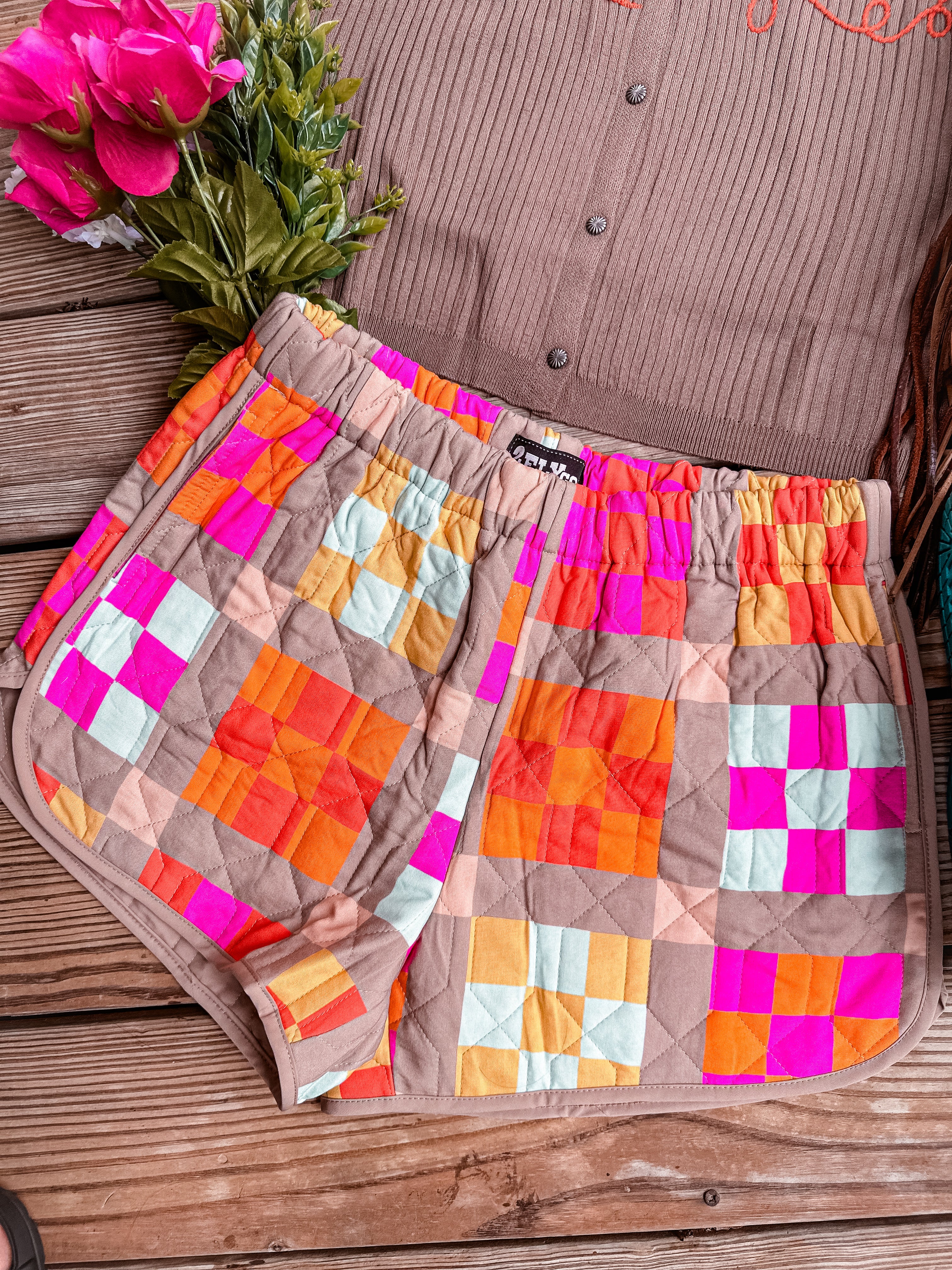 Quirky Quilt Shorts
