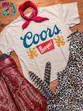 Coors Banquet Mom Crop Tee