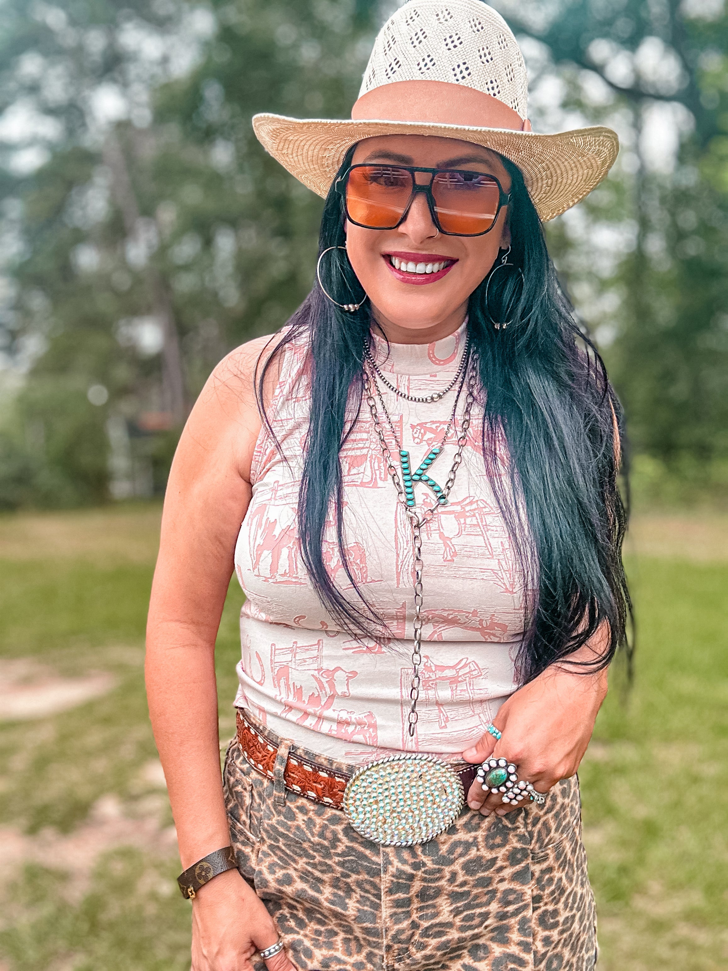 Blush Babe Western Tank