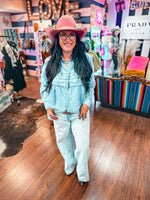 Loopty Lou Denim Top