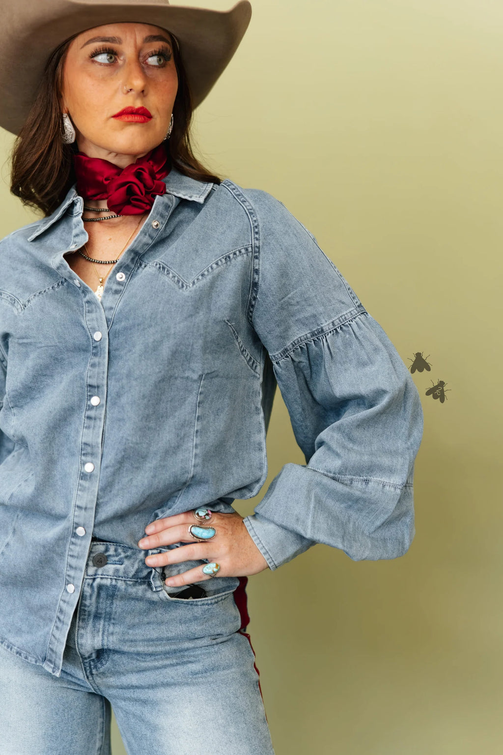 Heritage Denim Top