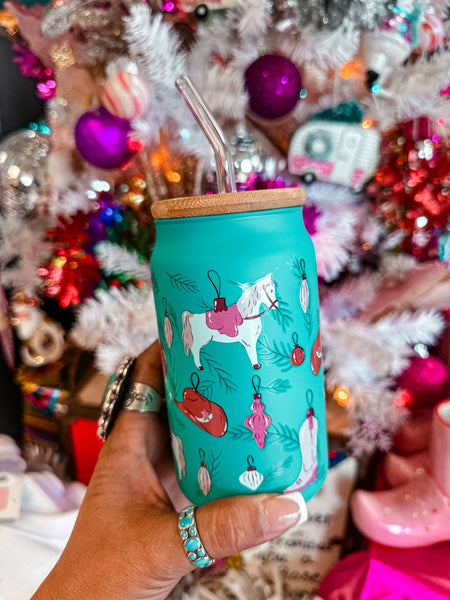 Cowgirl Christmas Frosted Tumbler