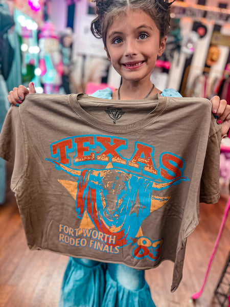 Texas Rodeo Finals, Fort Worth 83' Crop Tee