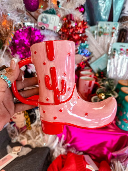 Cowgirl Boot Mug