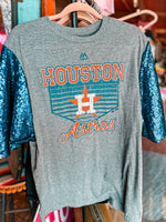 AsTroS SeQuiN SLeEvE TeE