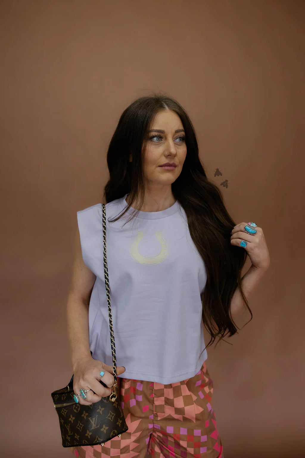 Lucky Lavender Muscle Tank
