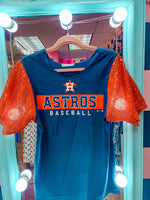 AsTroS SeQuiN SLeEvE TeE