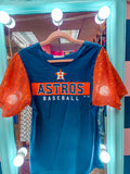 AsTroS SeQuiN SLeEvE TeE