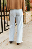 Raylee Raw Hem Trouser Jeans