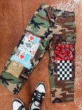 Card Game Camo Pants