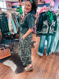 Callie Camo Parachute Pants