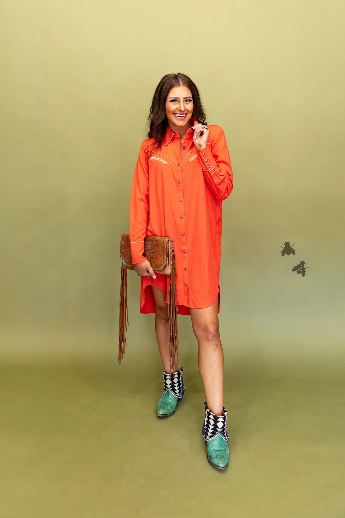 Cowpoke Classy Poppy Dress