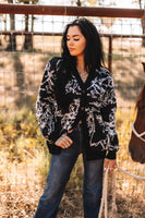 Rodeo Fuzz Button Up Cardigan
