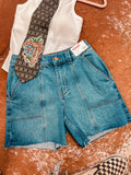 Wrangler High Rise Carpenter Shorts