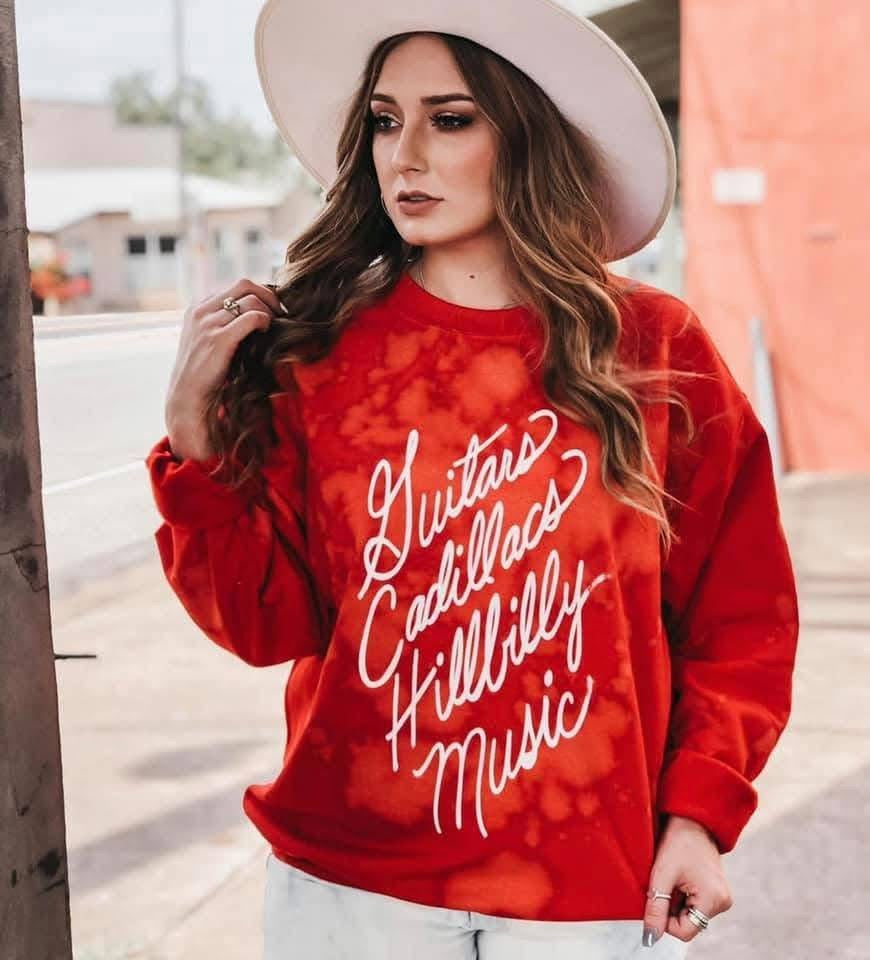 Guitars, Cadillacs & Hillbilly Music Sweatshirt