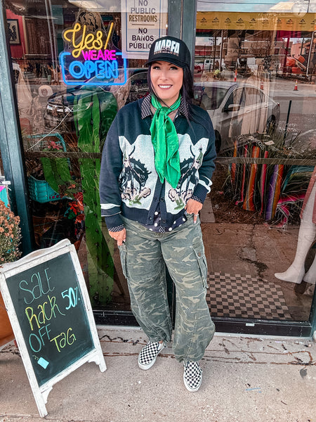 Camouflage Barrel Pants