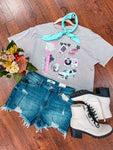90s Queen Mom Crop Tee