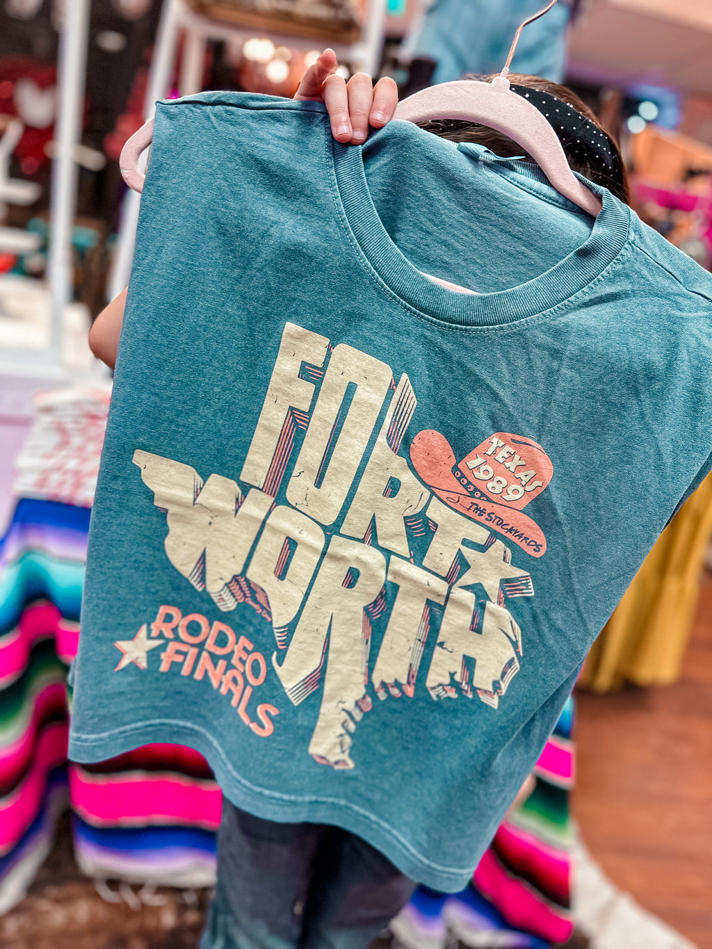Fort Worth Rodeo Finals Muscle Tank(Navy)