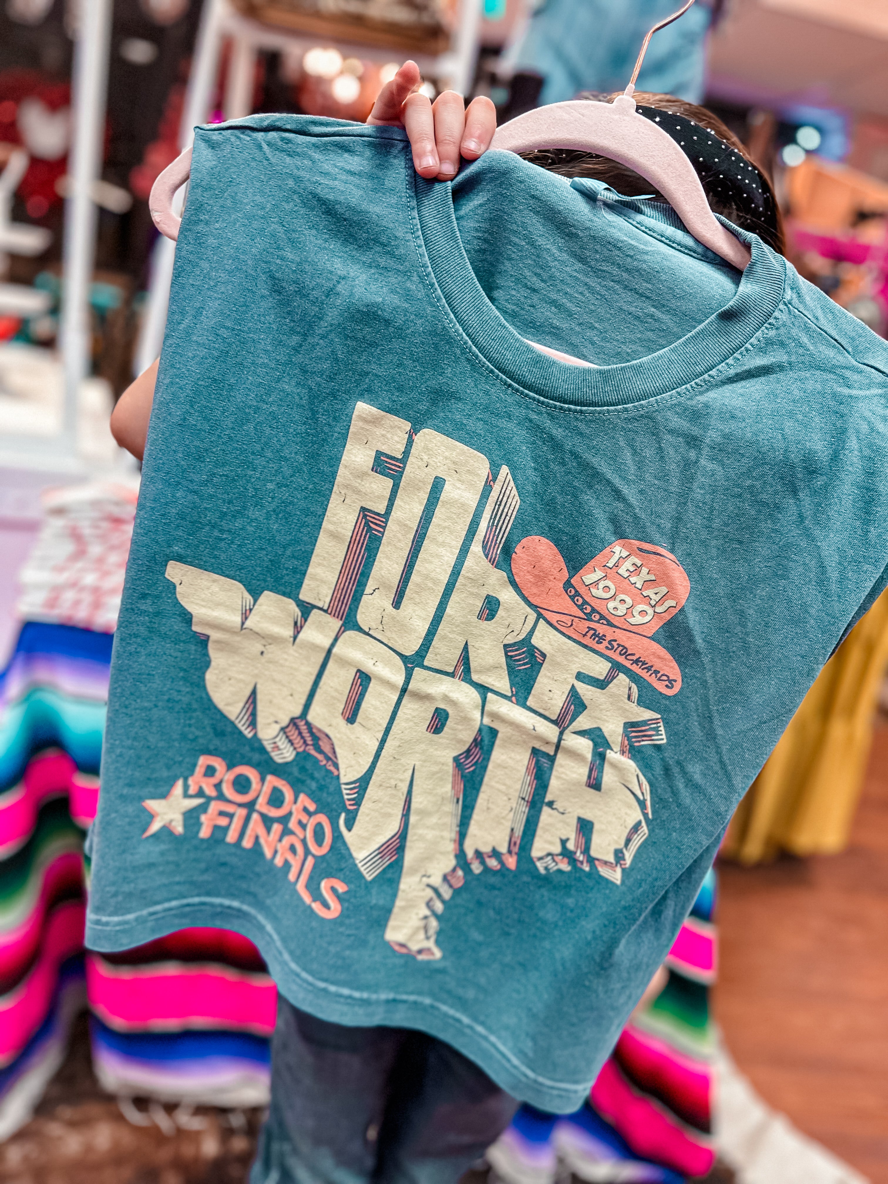 Fort Worth Rodeo Finals Muscle Tank(Navy)