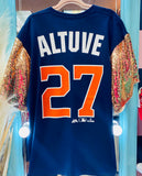 AsTroS SeQuiN SLeEvE TeE