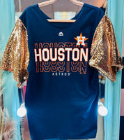 AsTroS SeQuiN SLeEvE TeE