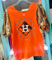 AsTroS SeQuiN SLeEvE TeE