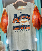 AsTroS SeQuiN SLeEvE TeE