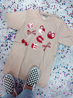 Lucky Girl Retro Graphic Tee