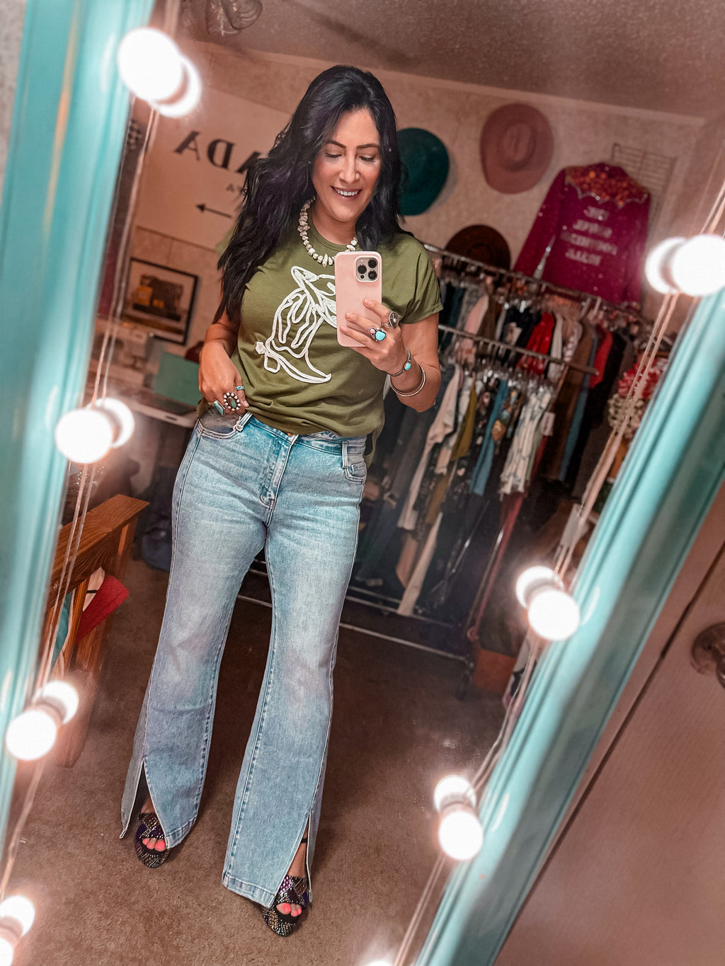 Flying Monkey High Rise Flare Jean