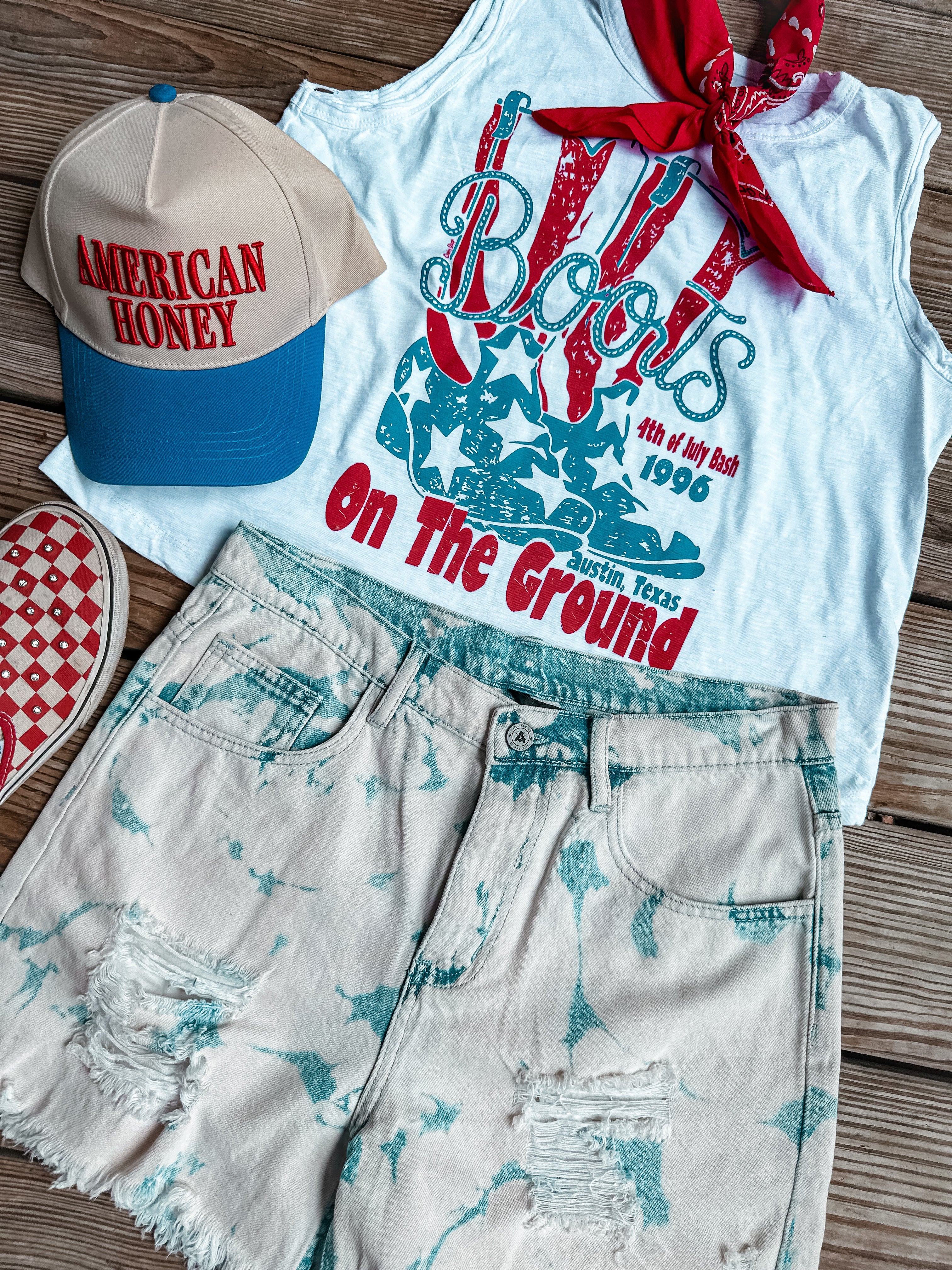 Boots on the Ground 4th of July Tank