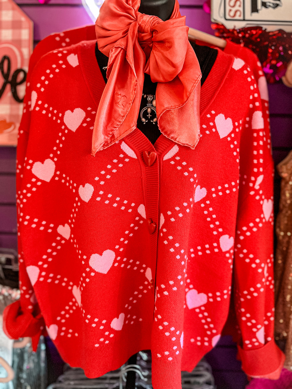 Hillary Heart Cardigan