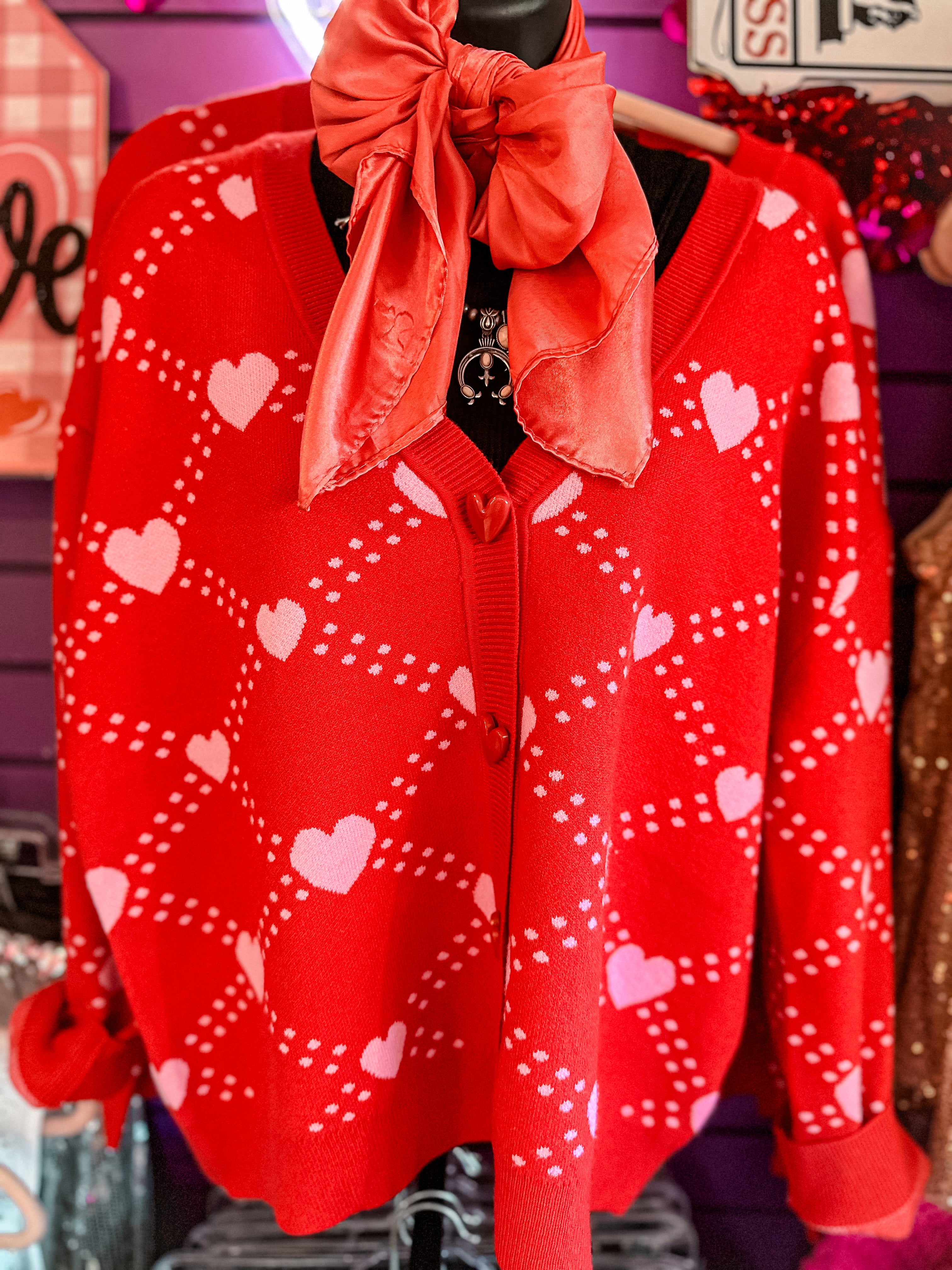 Hillary Heart Cardigan