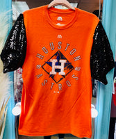 AsTroS SeQuiN SLeEvE TeE