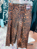 Lily Leopard Wide Leg Crop