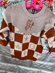 KiDs WiLd ChEcKmaTe Sweater