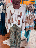 Cowboy Boot Sweater