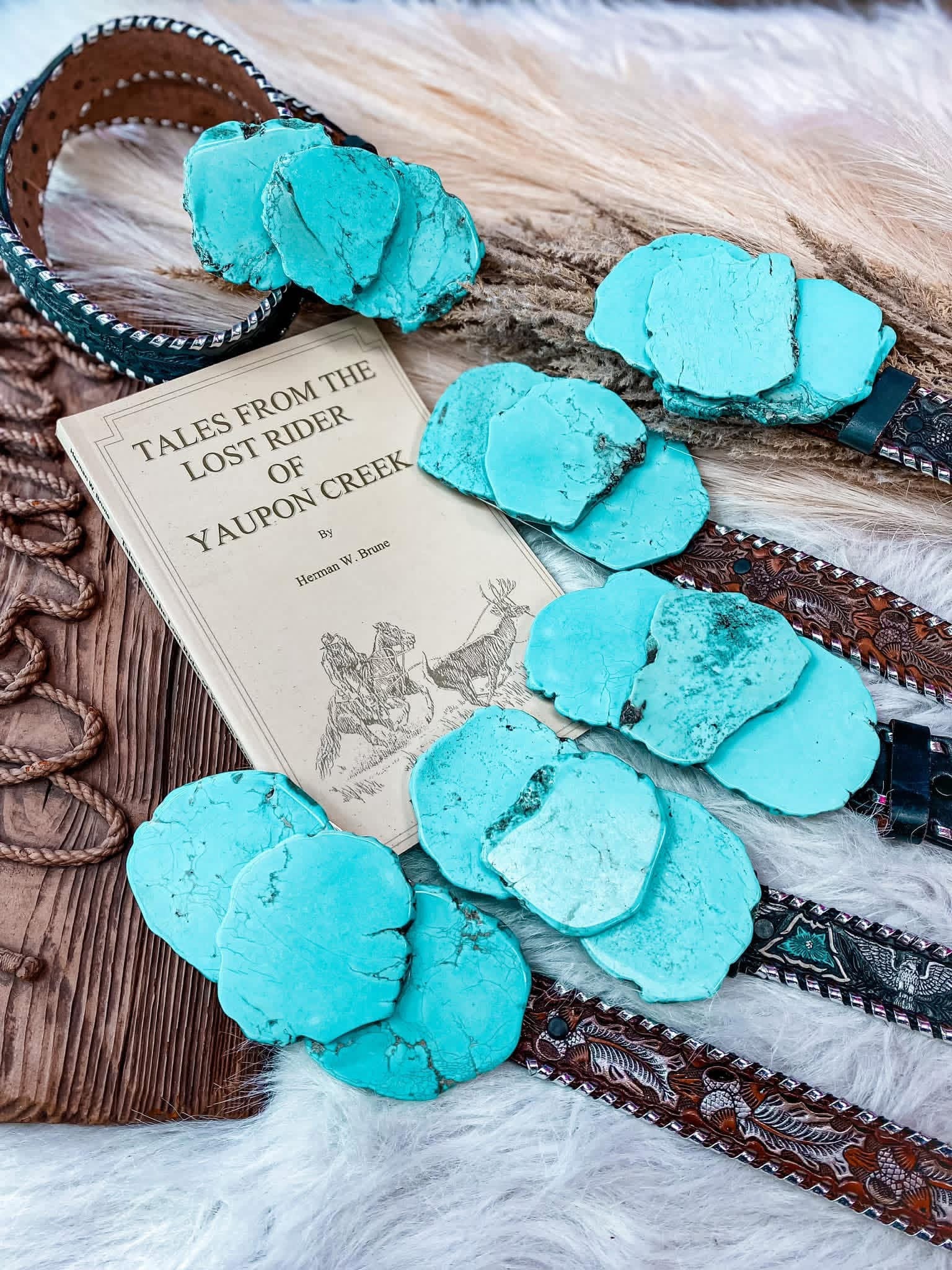 Turquoise Slab Buckle