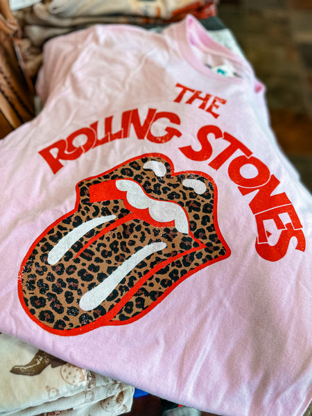 Rolling Stones Leopard Tonge Tee