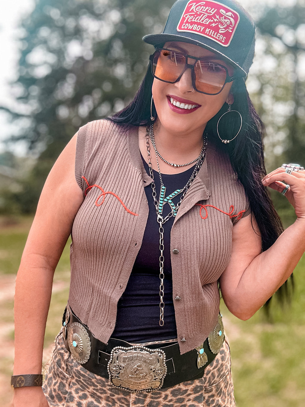 Cowtown Babe Knit Vest