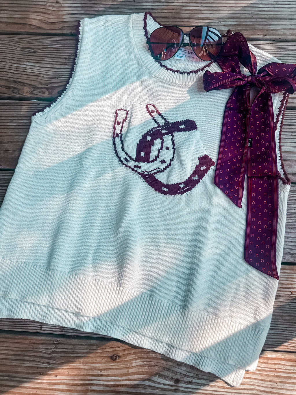 Horseshoe Sweater Vest