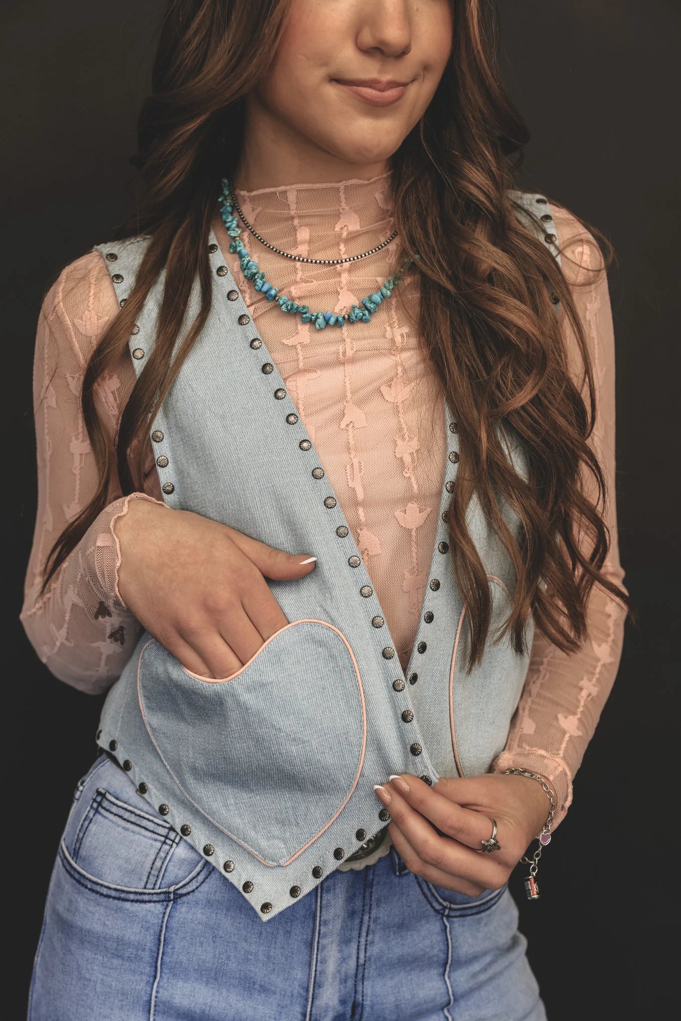 Whole Heart Studded Vest