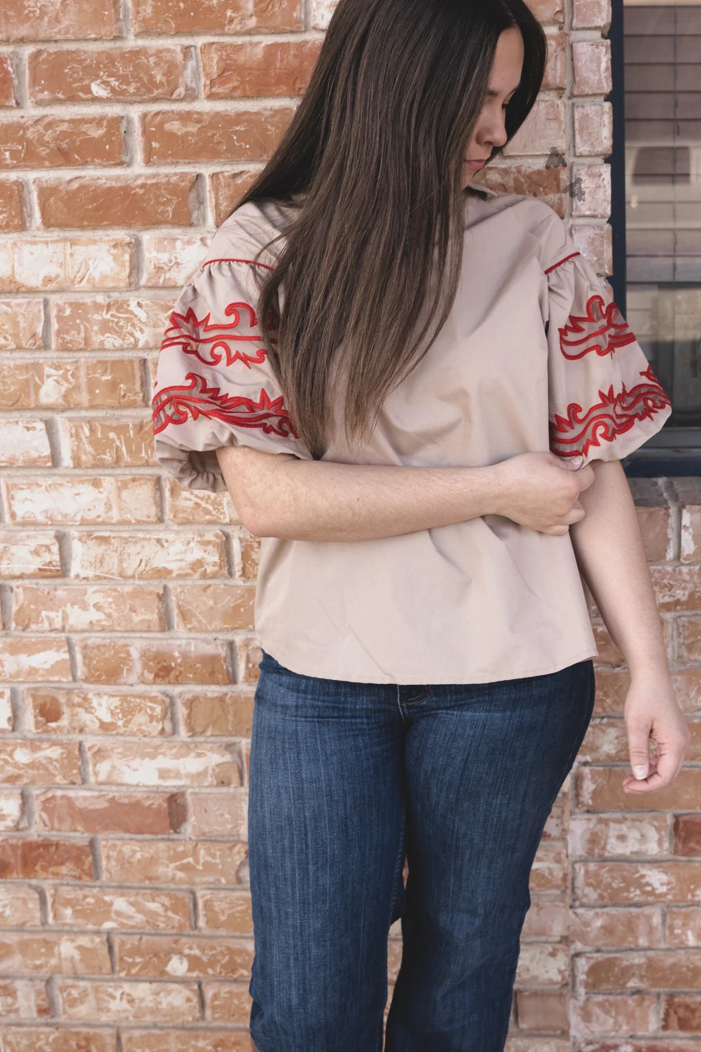 Southwest Stitch Top