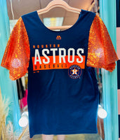 AsTroS SeQuiN SLeEvE TeE