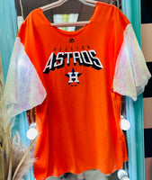 AsTroS SeQuiN SLeEvE TeE