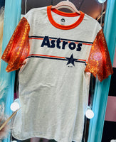 AsTroS SeQuiN SLeEvE TeE