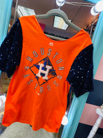 AsTroS SeQuiN SLeEvE TeE